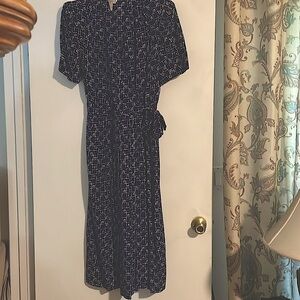 Karin Stevens Floral Navy Dress